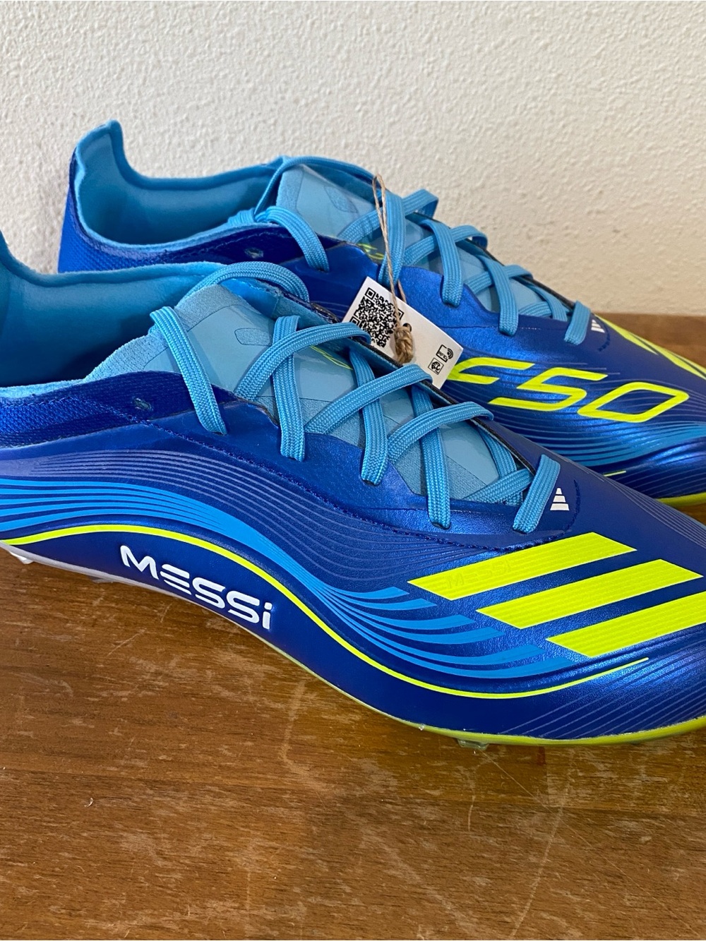 Adidas F50 Messi Elite FG Blue - Size 6